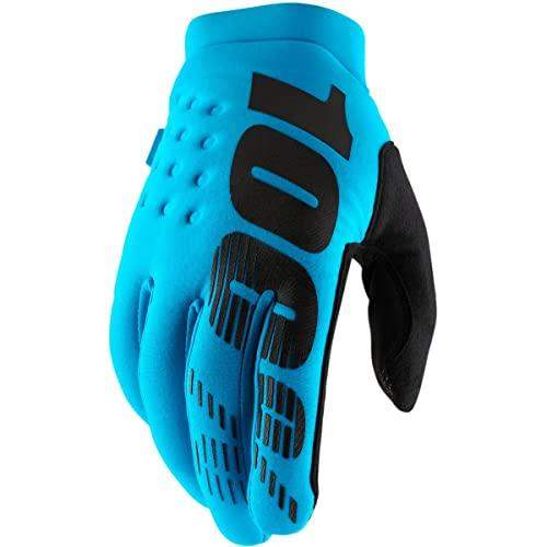 100% Brisker Cold Weather Gloves Dual-layer Insulated Softshell TPR Wrist closure system for Mountain Bike Motocross Riding Snowmobile - 100% - Ridge & River