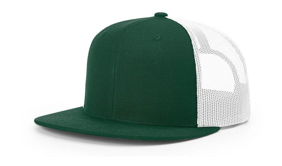 Richardson 511 Flatbill Hat Wool Blend Hi-Pro Trucker Adjustable Snapback - OSFM - Richardson - Ridge & River