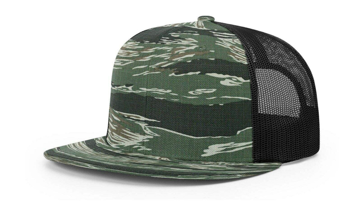 Richardson 511 Flatbill Hat Wool Blend Hi-Pro Trucker Adjustable Snapback - OSFM - Richardson - Ridge & River