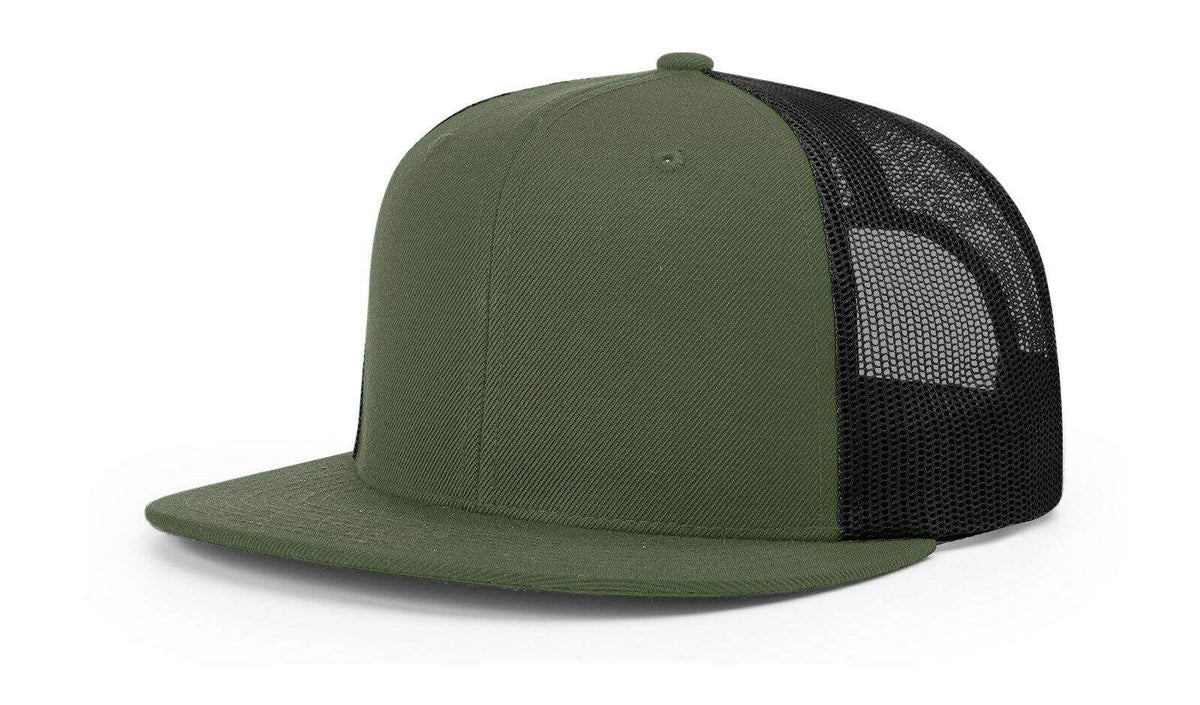 Richardson 511 Flatbill Hat Wool Blend Hi-Pro Trucker Adjustable Snapback - OSFM - Richardson - Ridge & River