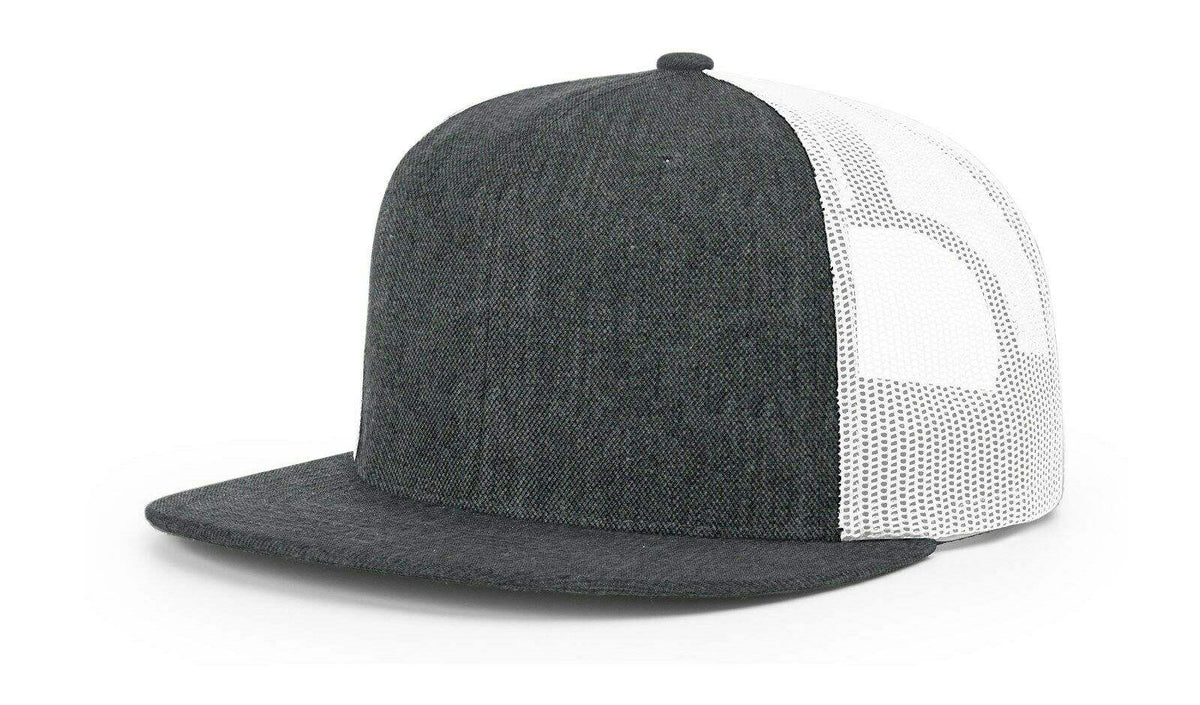 Richardson 511 Flatbill Hat Wool Blend Hi-Pro Trucker Adjustable Snapback - OSFM - Richardson - Ridge & River