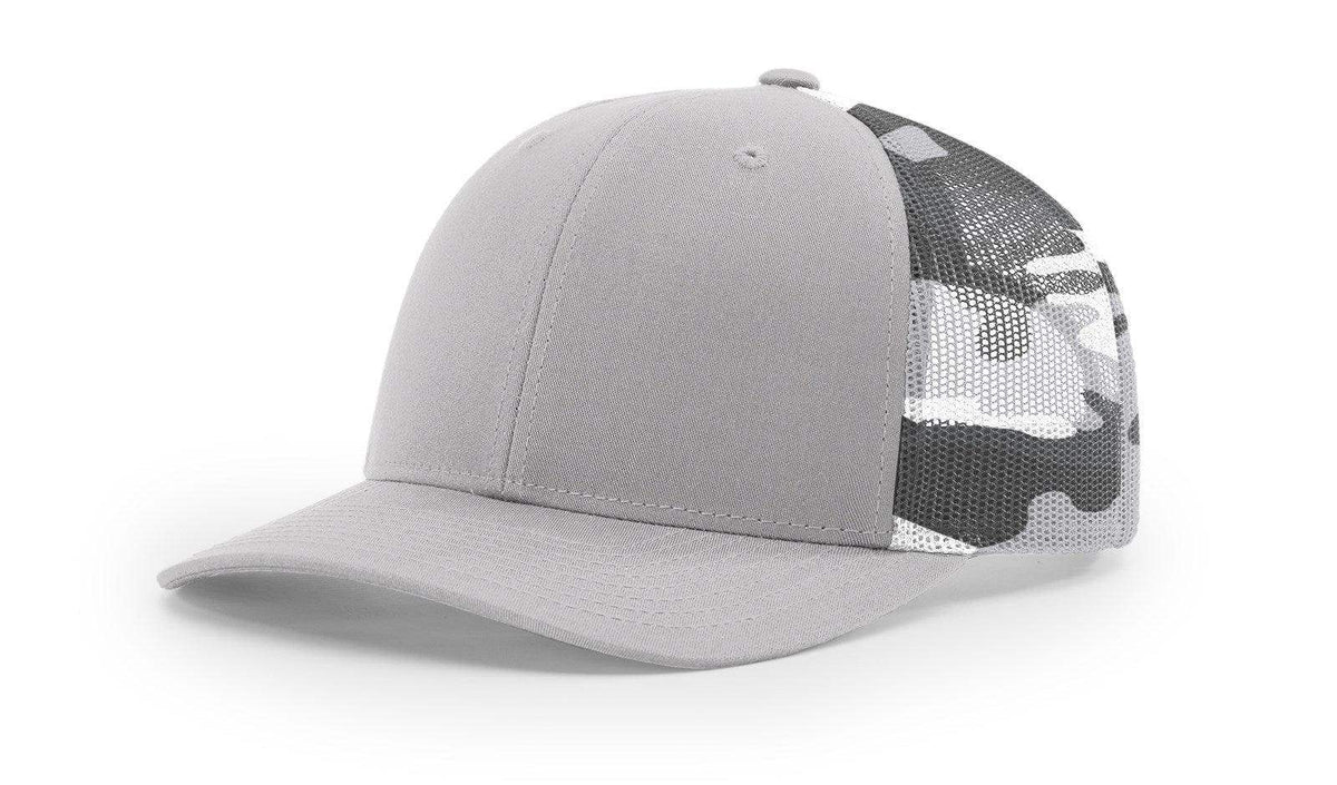Richardson 112PM Printed Mesh Trucker Cap Hat Adjustable Snapback Closure American Flag Hat - Richardson - Ridge & River