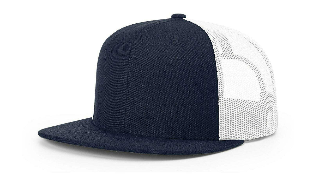 Richardson 511 Flatbill Hat Wool Blend Hi-Pro Trucker Adjustable Snapback - OSFM - Richardson - Ridge & River