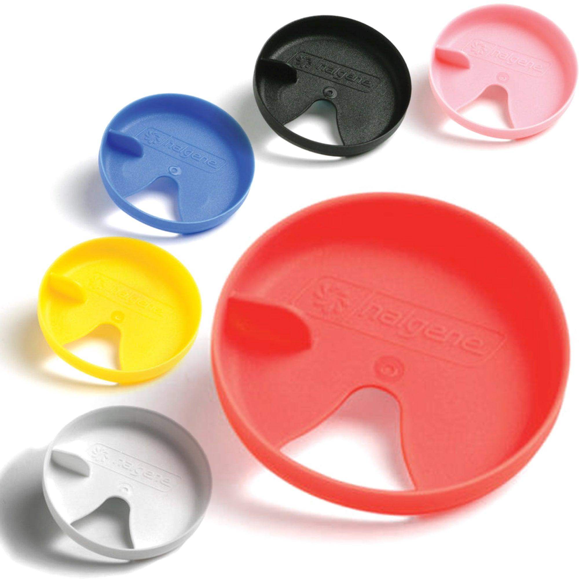 Nalgene Easy Sipper Inserti Per Bottiglia A Bocca Larga, 3 Pezzi, Blu, Per Bottiglie Nalgene 907 G