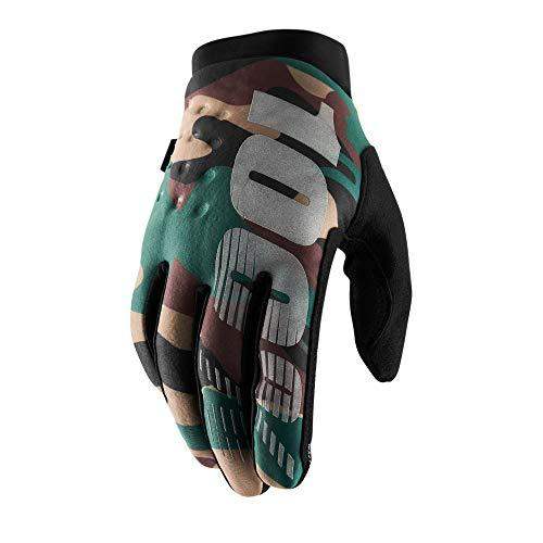 100% Brisker Cold Weather Gloves Dual-layer Insulated Softshell TPR Wrist closure system for Mountain Bike Motocross Riding Snowmobile - 100% - Ridge & River