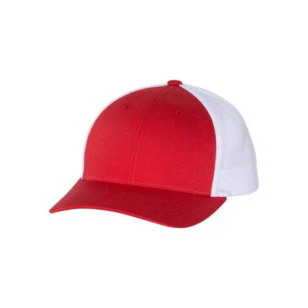 Richardson 115 Trucker Hat Low Profile Snapback 6 Panel Hat Trucker Cap MD/LG