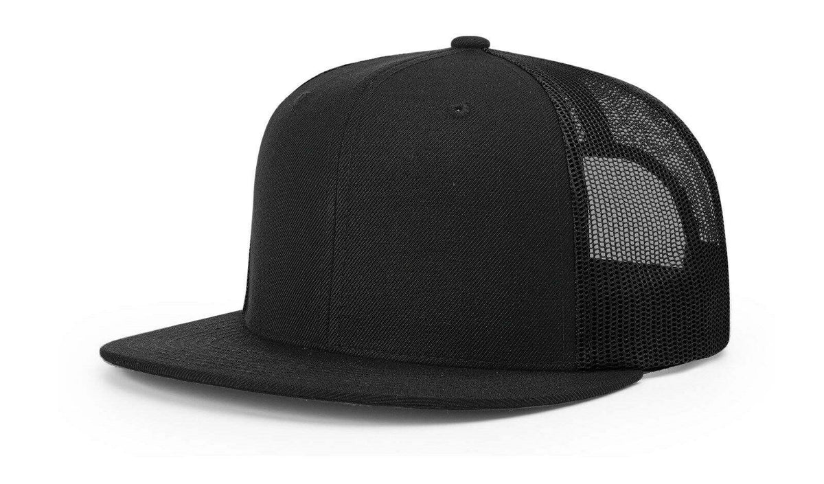 Richardson 511 Flatbill Hat Wool Blend Hi-Pro Trucker Adjustable Snapback - OSFM - Richardson - Ridge & River
