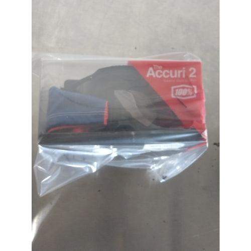 Used 100% Accuri 2 Mountain Bike & Motocross Goggles - MX and MTB Racing Protective Eyewear (Black - Clear Lens) - 100% - Ridge & River
