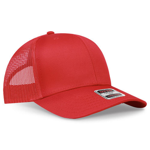 OTTO CAP 112-1  - 6 Panel Mid Profile Mesh Back Trucker Hat