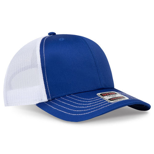 OTTO CAP 112-1  - 6 Panel Mid Profile Mesh Back Trucker Hat