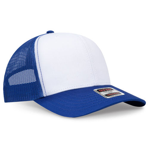OTTO CAP 112-1  - 6 Panel Mid Profile Mesh Back Trucker Hat