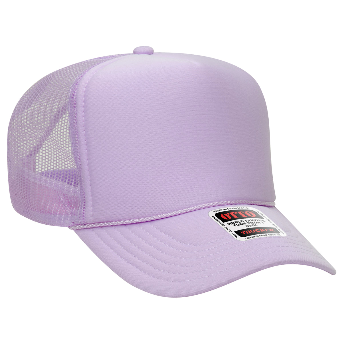 OTTO CAP 39-165 Foam Trucker Hat 5 Panel High Crown Trucker Cap - OSFM - OTTO 39