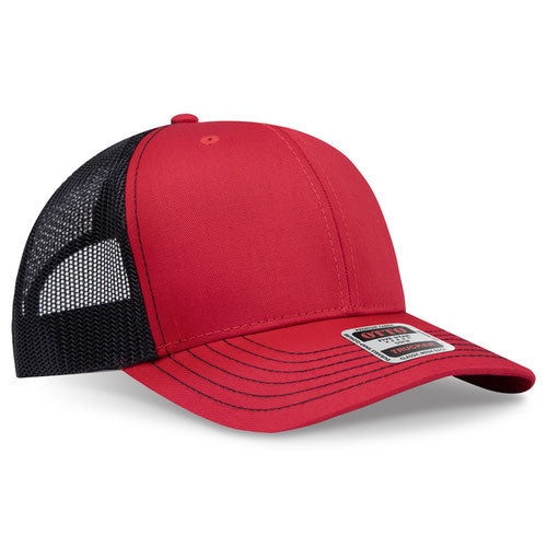 OTTO CAP 112-1  - 6 Panel Mid Profile Mesh Back Trucker Hat
