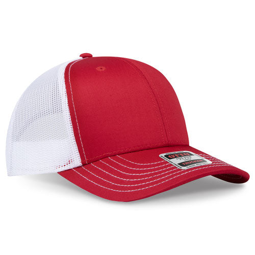 OTTO CAP 112-1  - 6 Panel Mid Profile Mesh Back Trucker Hat