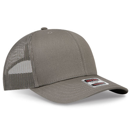 OTTO CAP 112-1  - 6 Panel Mid Profile Mesh Back Trucker Hat