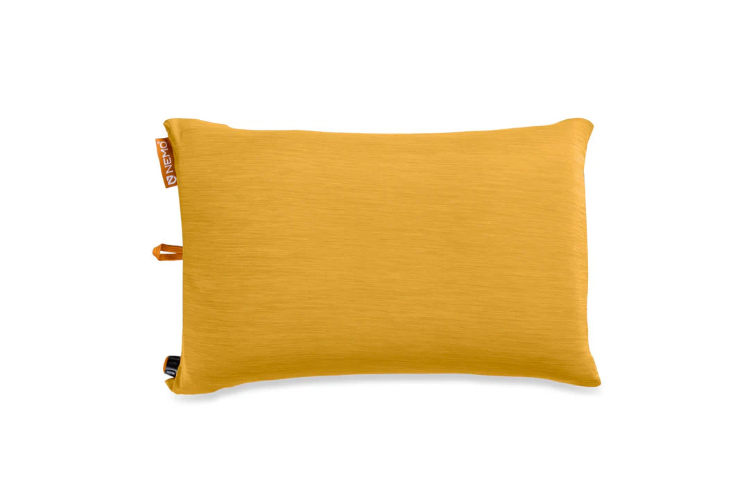 Nemo Fillo Backpacking & Camping Pillow | Soft Inflatable Travel Pillow with Integrated Stuff Sack