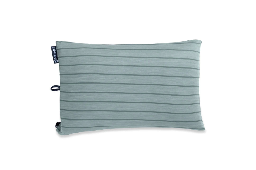 Nemo Fillo Backpacking & Camping Pillow | Soft Inflatable Travel Pillow with Integrated Stuff Sack