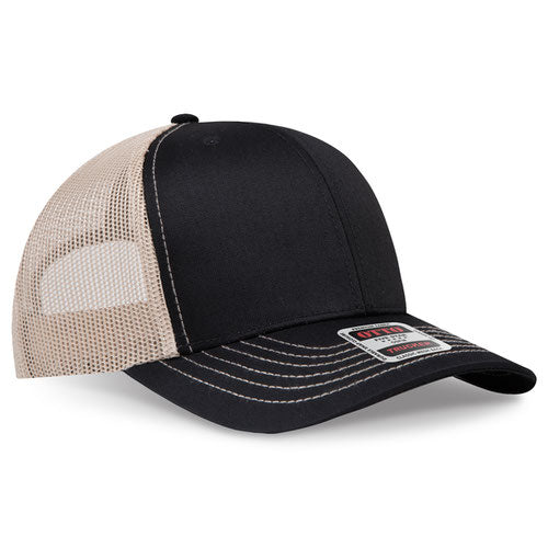 OTTO CAP 112-1  - 6 Panel Mid Profile Mesh Back Trucker Hat