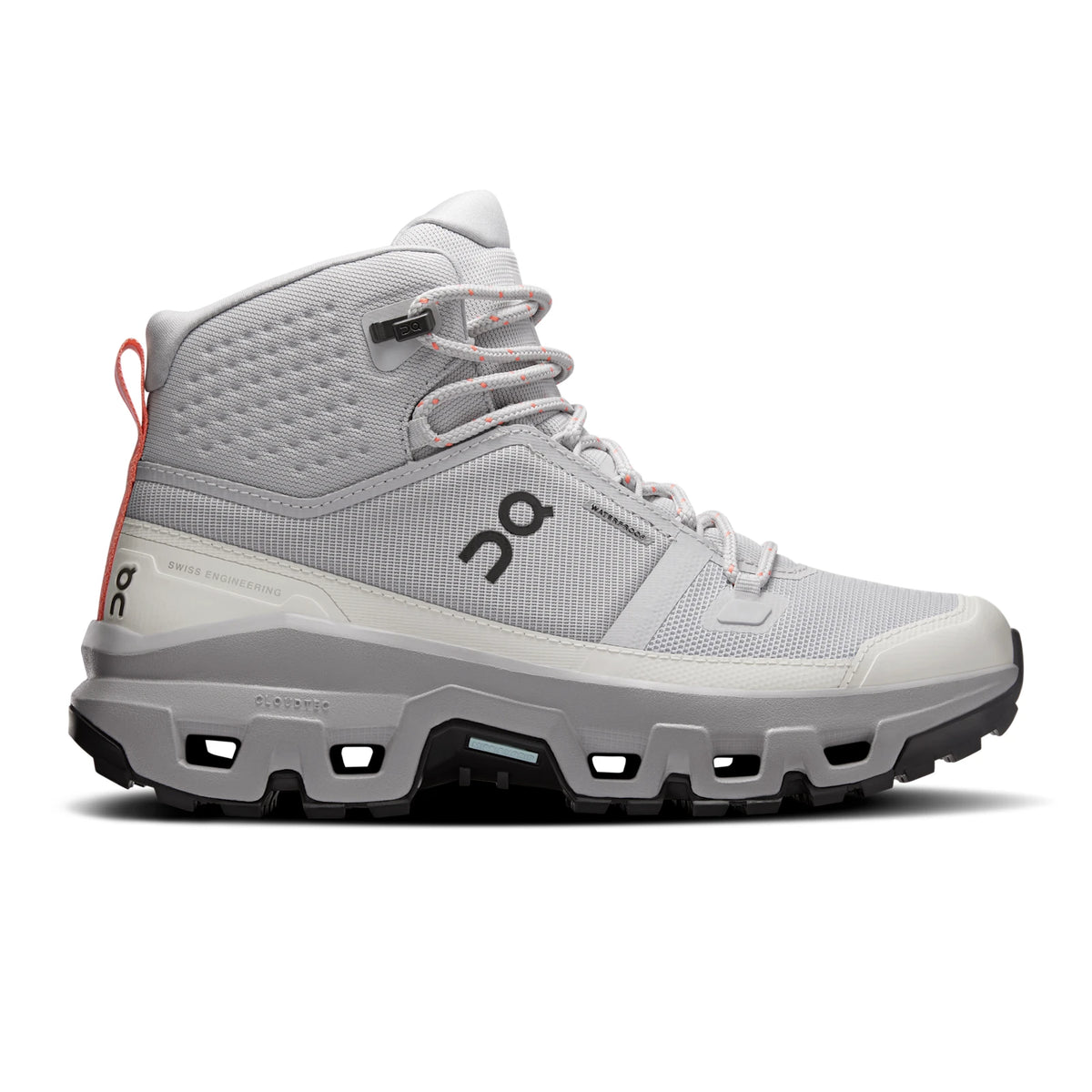 On Cloudrock Mid Waterproof Women's - Glacier/Alloy