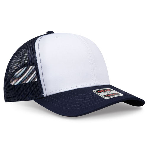 OTTO CAP 112-1  - 6 Panel Mid Profile Mesh Back Trucker Hat