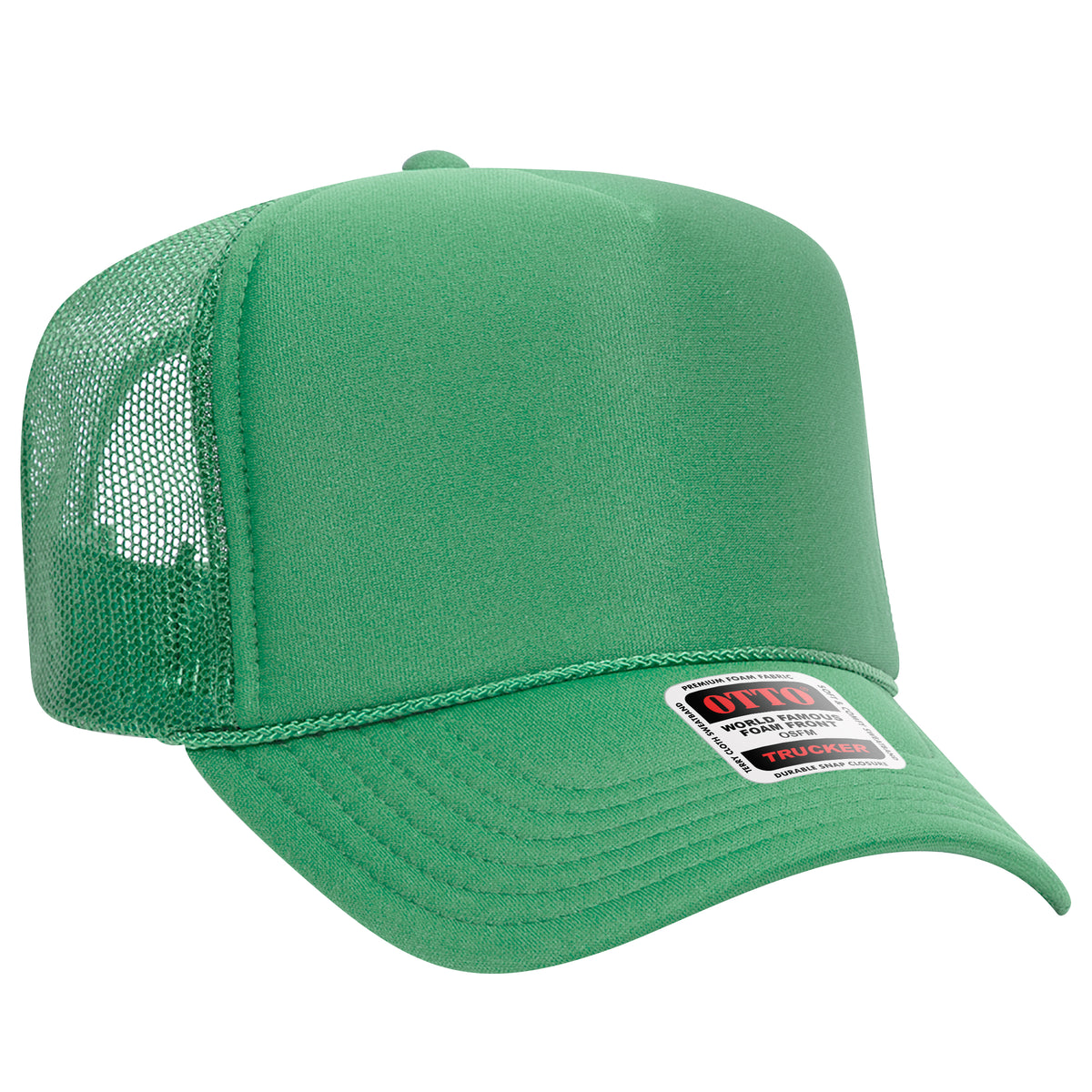 OTTO CAP 39-165 Foam Trucker Hat 5 Panel High Crown Trucker Cap - OSFM - OTTO 39