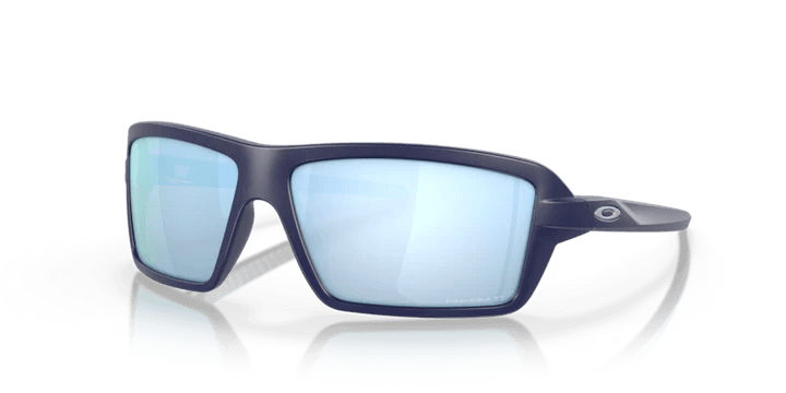 Oakley Cables Men's Lifestyle Sunglasses – Wood Grain/Deep Water