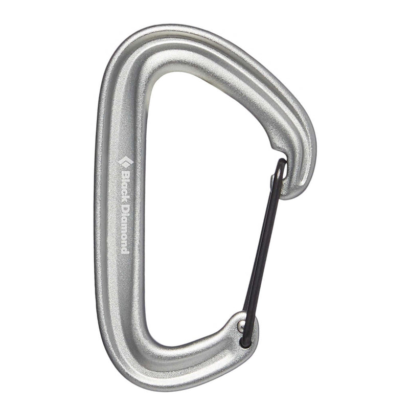 Black Diamond LiteWire Carabiner | Lightweight and Durable Carabiner for Secure Climbing and Gear Attachment