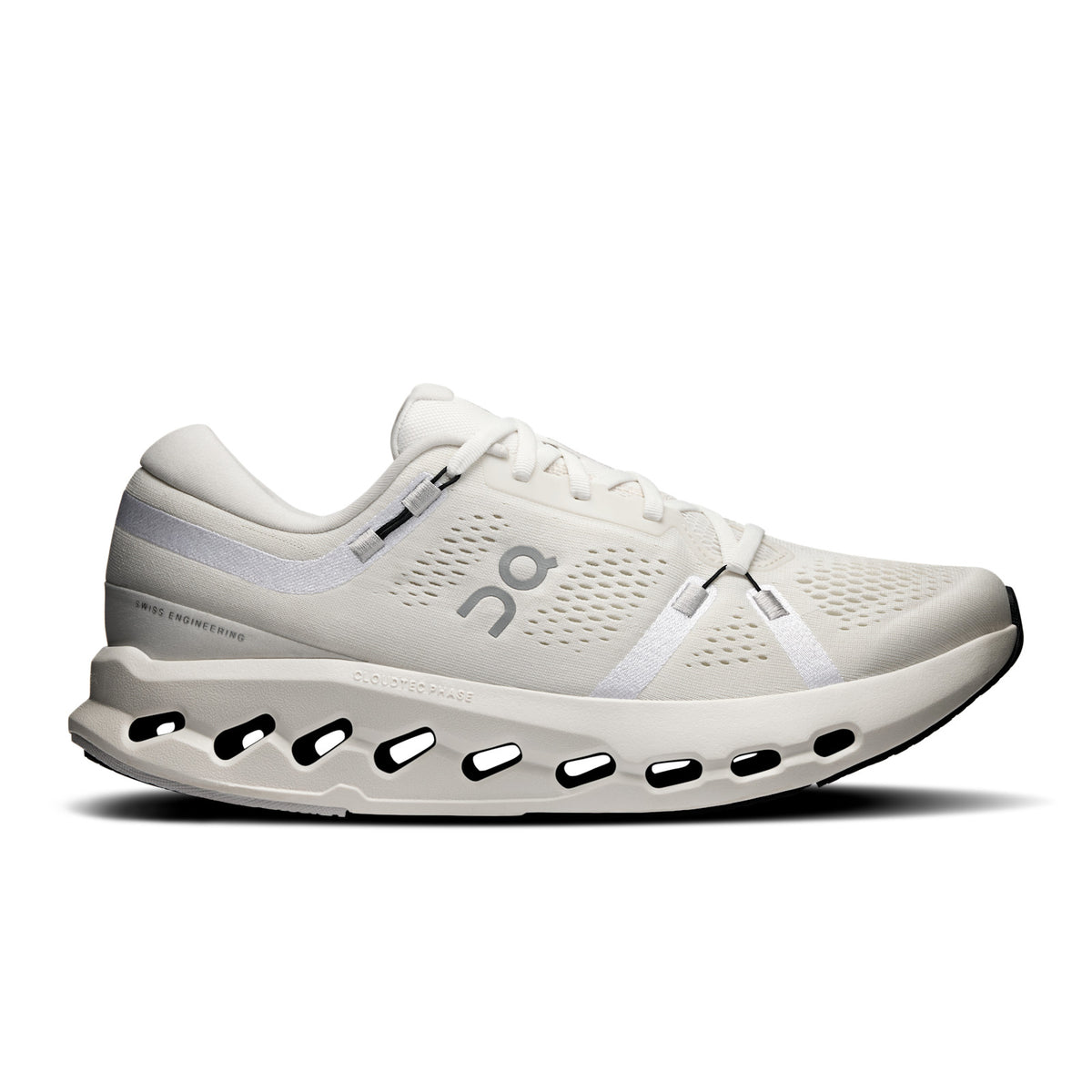 On Cloudsurfer 2 Men's road running shoe in Ivory/Ivory