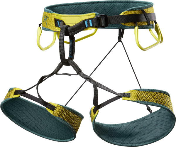 Arc'teryx Skaha Harness for Men | Lampyre and Boxcar Colors, Size Small, Lightweight and Comfortable Climbing Harness