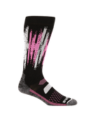 Burton Performance Midweight Snowboard Socks Women's - Shockwave Stripes