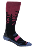 Burton Performance Midweight Snowboard Socks Women's - Sunrise