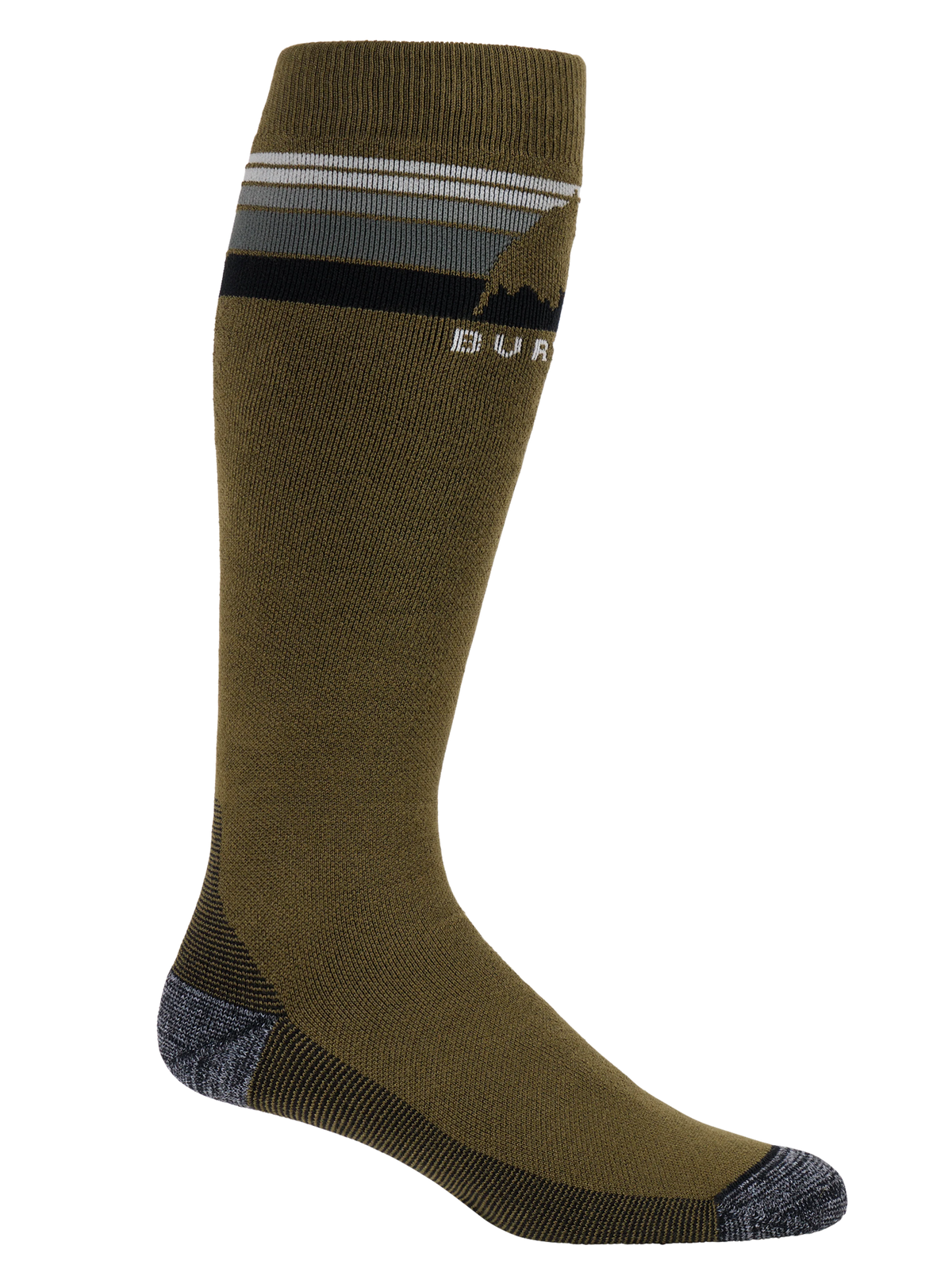 Burton Emblem Midweight Snowboard Socks Men's - Dried Moss