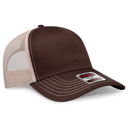 OTTO CAP® 102-664 - 5 Panel Low Profile Mesh Back Trucker Hat