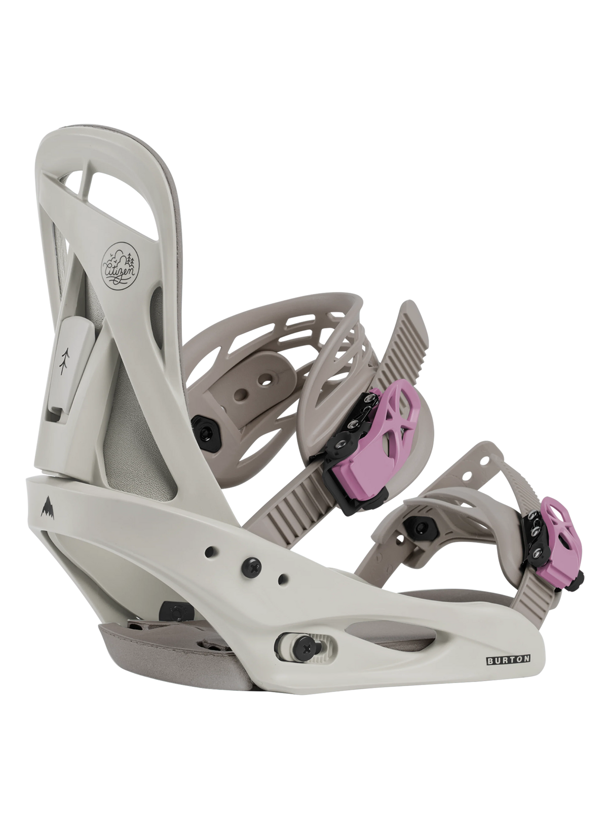 Burton Citizen Re:Flex Snowboard Bindings - Women's - CHINCHILLA GRAY