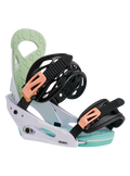 Burton Smalls Re:Flex Snowboard Bindings Kids' - White/Multi