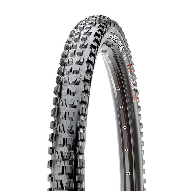 Maxxis Minion DHF MTB 3C Maxx Grip Compound Tubeless Ready Folding Tire | Ultimate Trail Tire for Speed and Control in Any Terrain