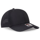 OTTO CAP® 110-1 - 6 Panel Mid Profile Perforated Performance Cap – Breathable Adjustable Baseball Hat