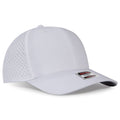 OTTO CAP® 110-1 - 6 Panel Mid Profile Perforated Performance Cap – Breathable Adjustable Baseball Hat