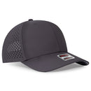 OTTO CAP® 110-1 - 6 Panel Mid Profile Perforated Performance Cap – Breathable Adjustable Baseball Hat