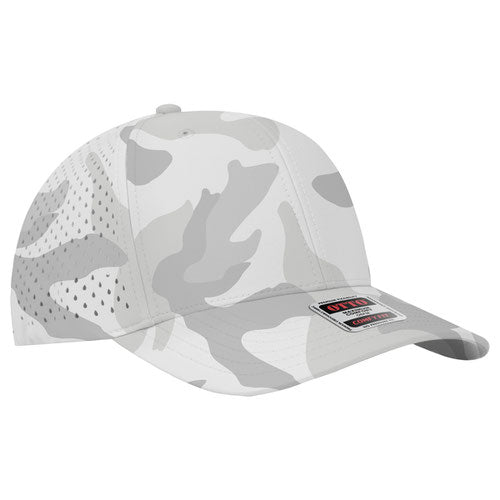 OTTO CAP® 110-1 - 6 Panel Mid Profile Perforated Performance Cap – Breathable Adjustable Baseball Hat