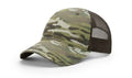 Richardson 111PT Relaxed Tactical Multicam Snapback Hat OSFM