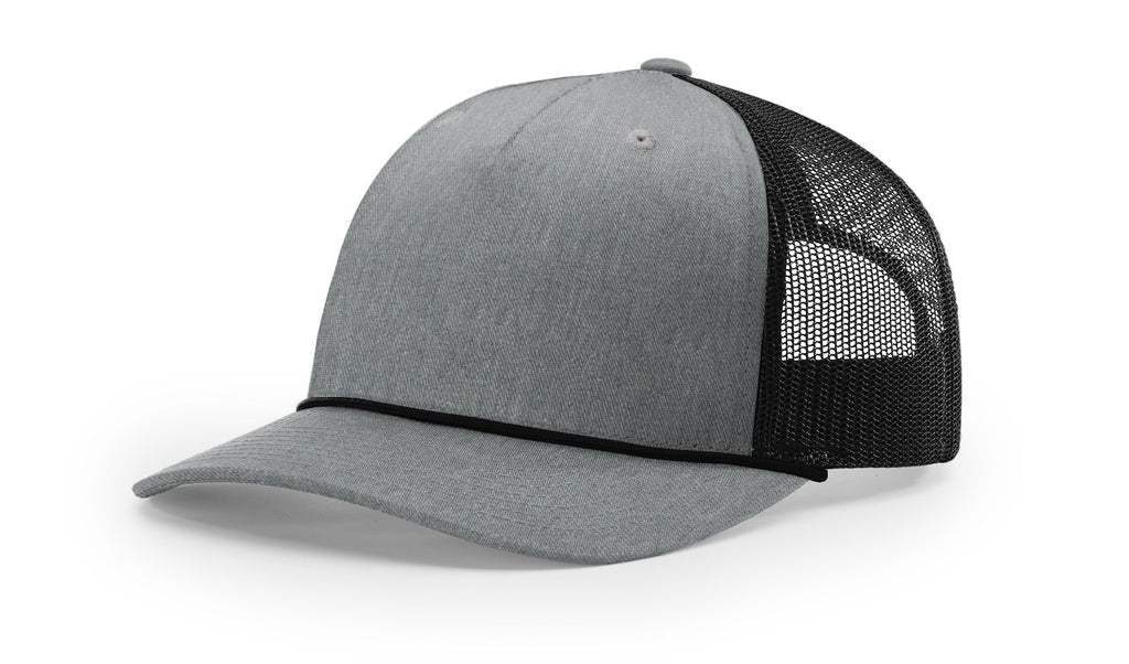Richardson 112FPR Five-Panel Rope Trucker Hat – Structured Mesh-Back Snapback Cap