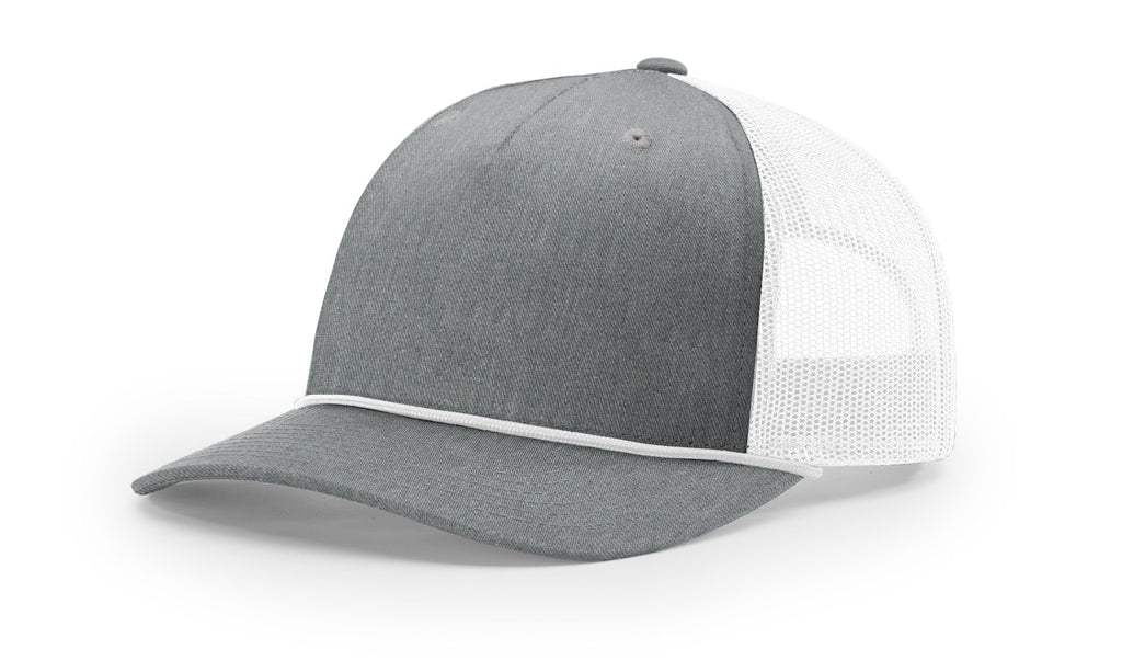 Richardson 112FPR Five-Panel Rope Trucker Hat – Structured Mesh-Back Snapback Cap