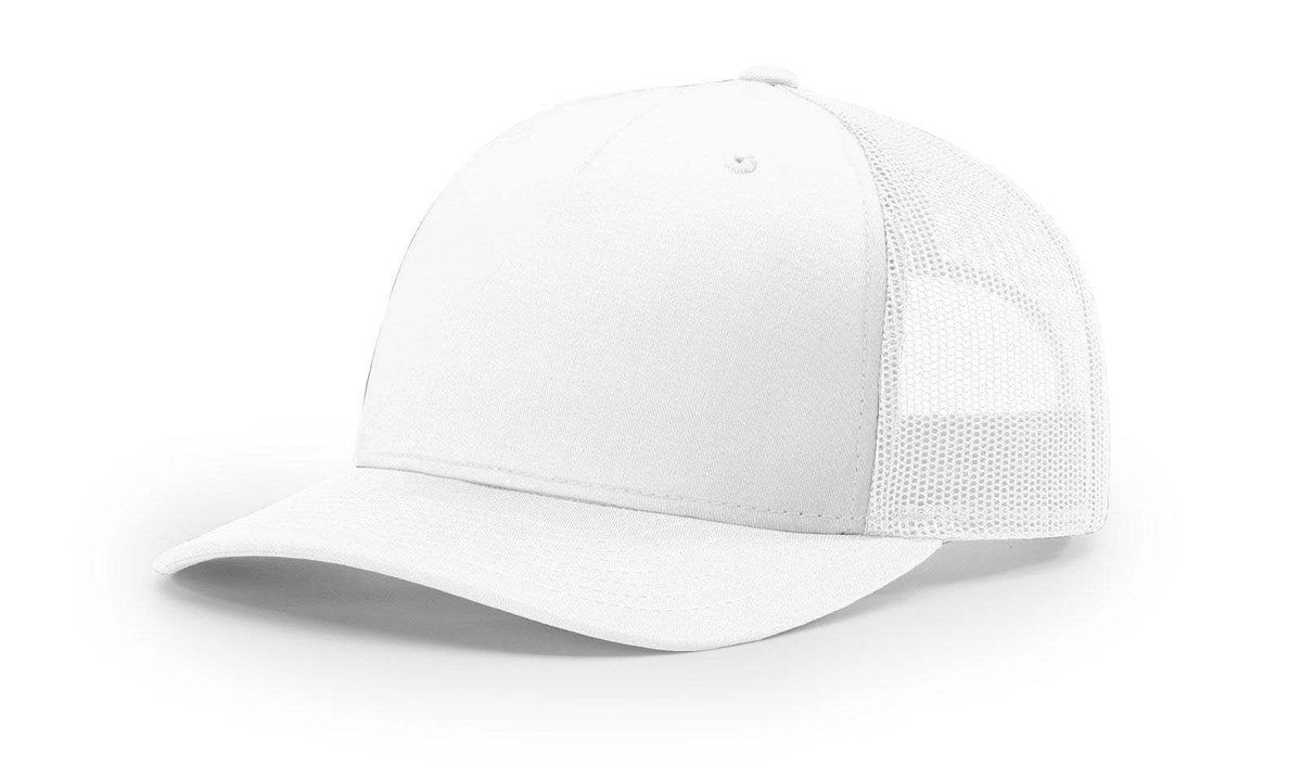 Richardson 112FP Trucker Hat Five Panel Cap Adjustable Split Hat Snapback Cap