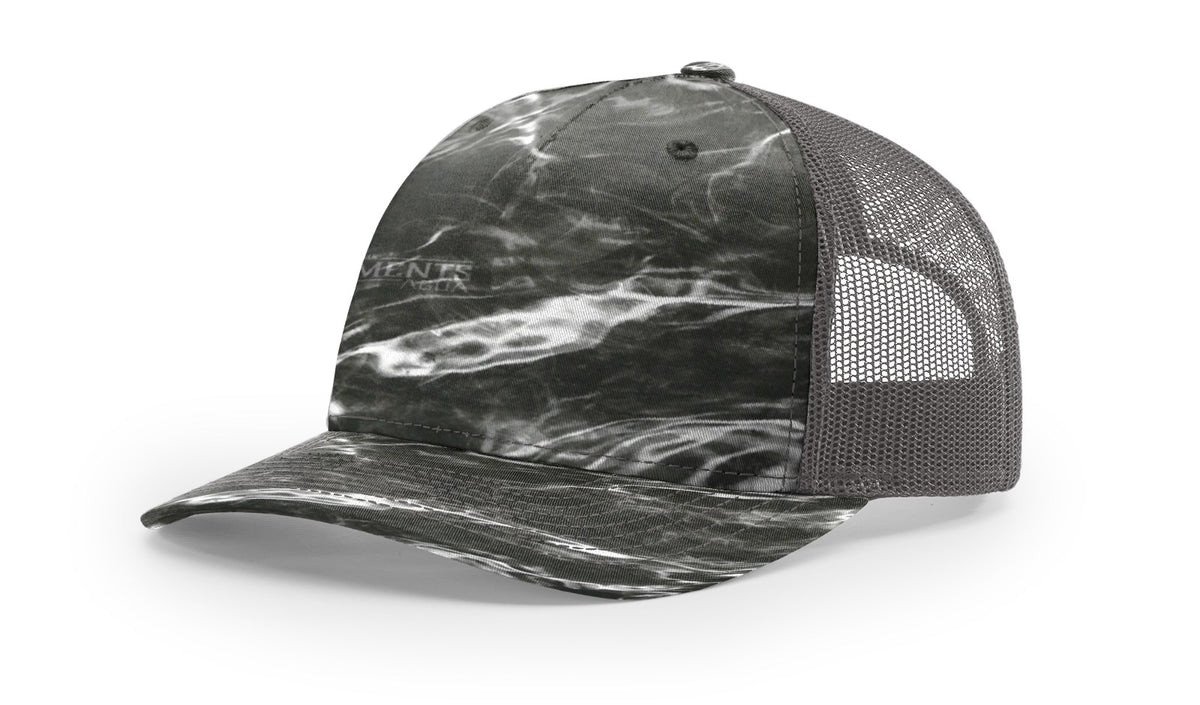 Richardson 112PFP Duck Camo Bottomland Camo Hat Five Panel Hat Trucker Cap