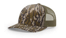 Richardson 112PFP Duck Camo Bottomland Camo Hat Five Panel Hat Trucker Cap