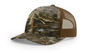 Richardson 112PFP Duck Camo Bottomland Camo Hat Five Panel Hat Trucker Cap