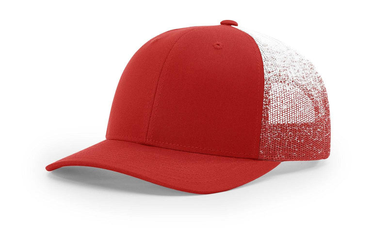 Richardson 112PM Printed Mesh Trucker Cap Hat Adjustable Snapback Closure American Flag Hat