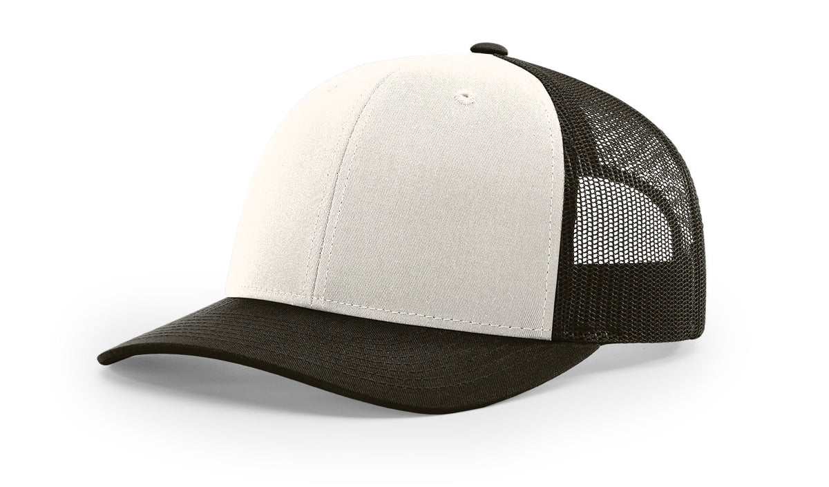Richardson 112 Trucker Hat Ball Cap Meshback Hat Snapback Cap Trucker Cap - OSFM