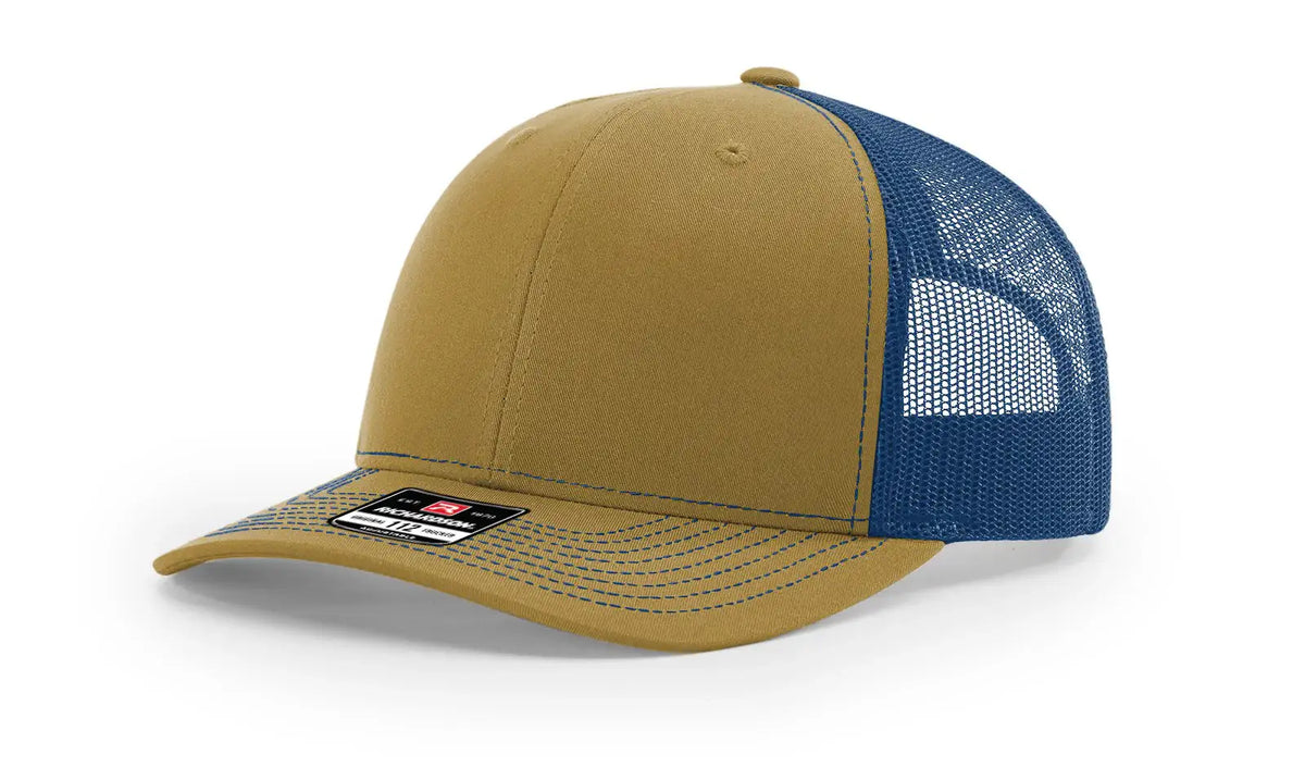 Richardson 112 Trucker Hat Ball Cap Meshback Hat Snapback Cap Trucker Cap - OSFM